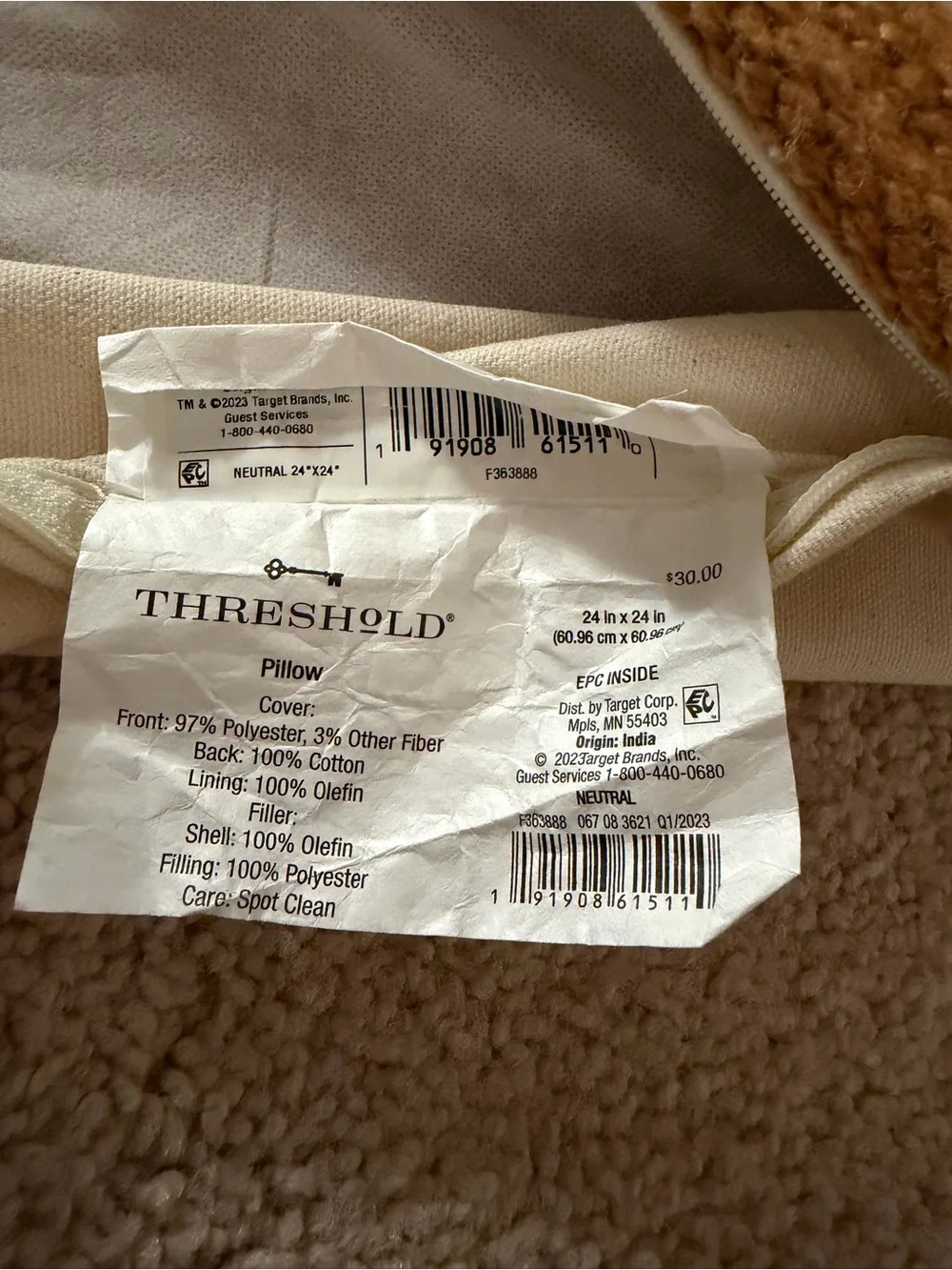 Target Threshold Neutral Pillow Covers